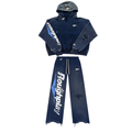 Rough Play Baby Blue Logo Hoodie Sweatsuit
