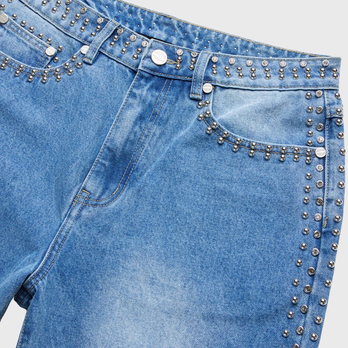 Homme Femme Ornament Denim