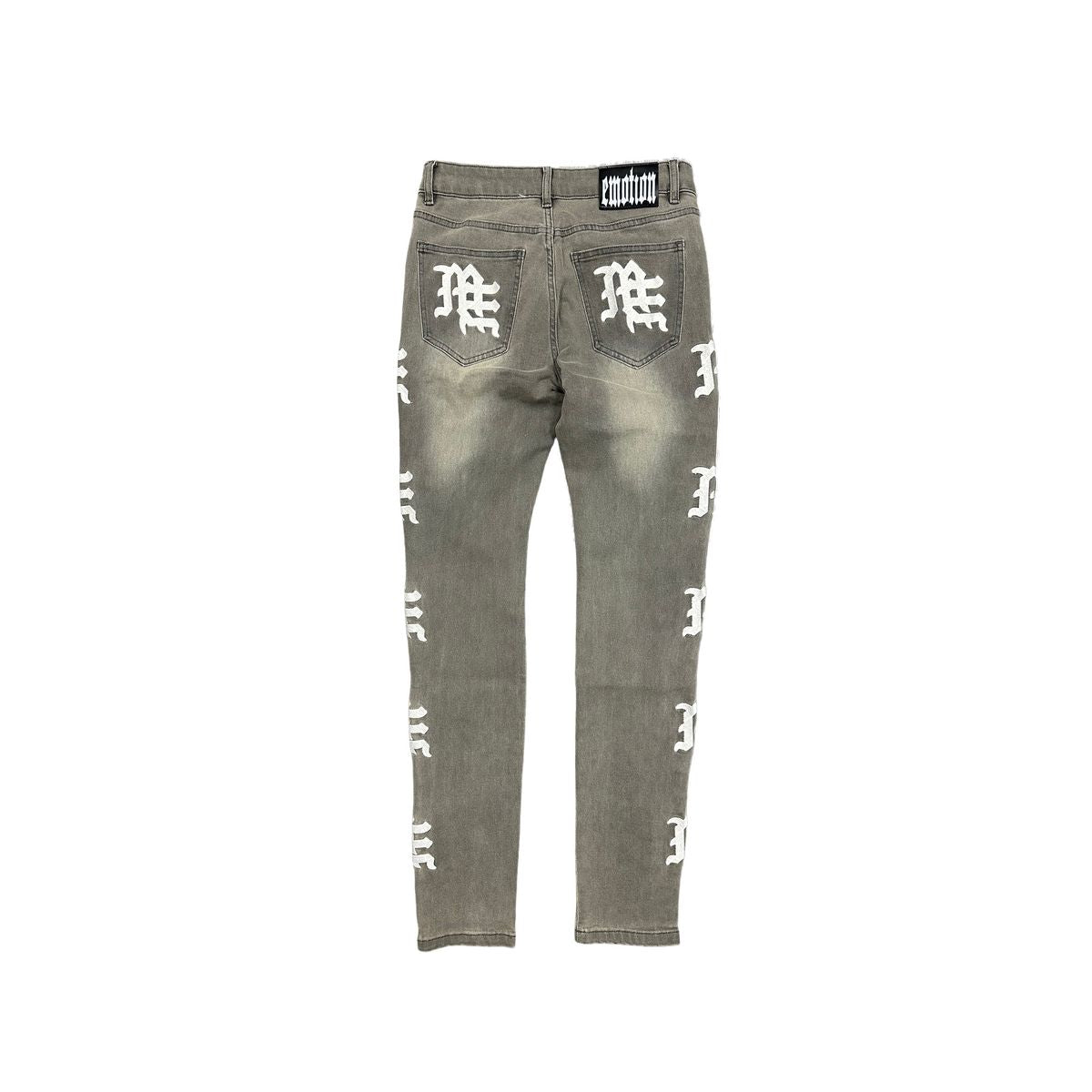 Mixed Emotion Ash Monogram Denim