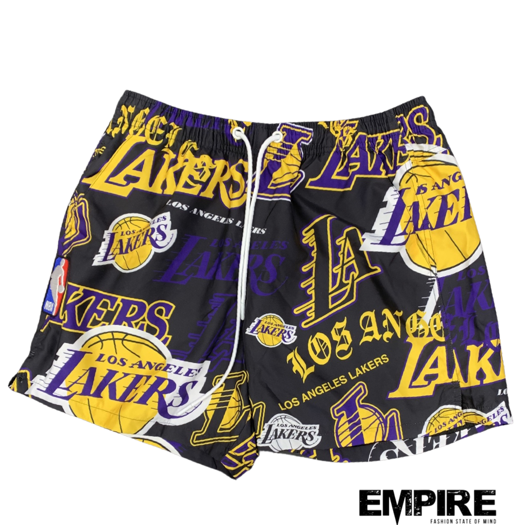 Pro Standard Lakers Toss Woven Shorts