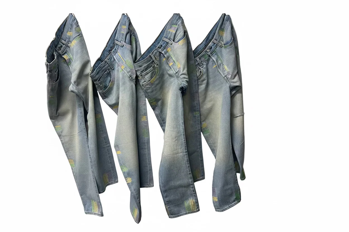 Root Of Evil Pastel Pin Stich Denim