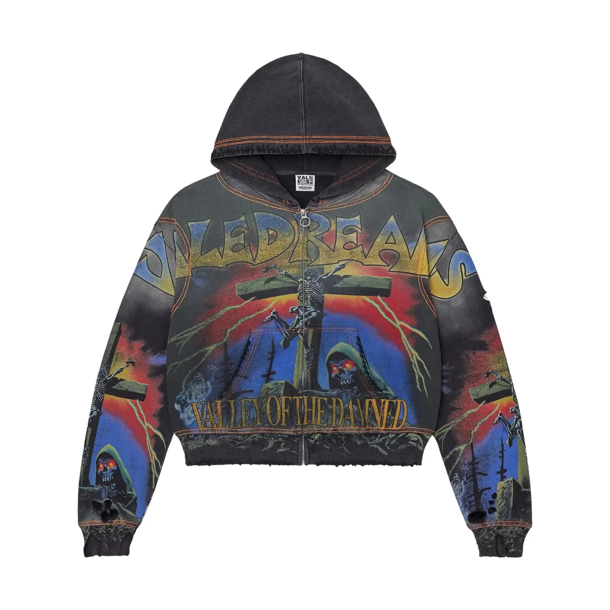 Vale Forever Damned Zip Up Hoodie